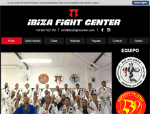 Tablet Screenshot of ibizafightcenter.com